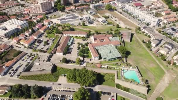 空中上からの眺めロザリオの聖母要塞かフランシスコ要塞 チャベス — ストック動画