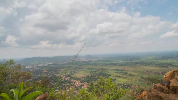 Tid Förfaller Toppen Ett Berg Östra Uganda Med Utsikt Över — Stockvideo