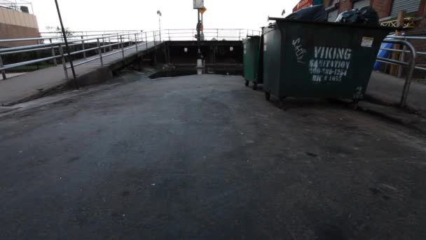 Lasterom Strandpromenade Ved Brighton Beach Brooklyn New York City – stockvideo