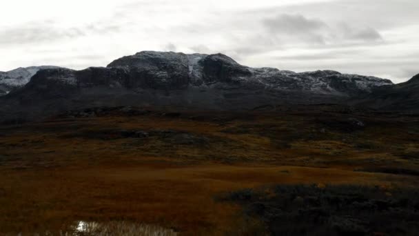 Paisaje Dramático Las Montañas Noruegas — Vídeo de stock