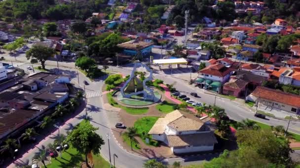 Toegang Tot Stad Ilhabela Gelegen Aan Kust Van Staat São — Stockvideo