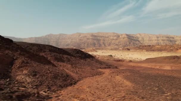 Captura Aérea Drones Lado Lado Alta Velocidad Gran Desierto Gran — Vídeo de stock