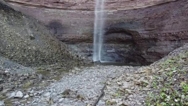 Légi Kilátás Ördög Punchbowl Alján — Stock videók