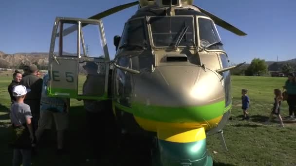 Lasd Air Rescue Hebt — Stockvideo