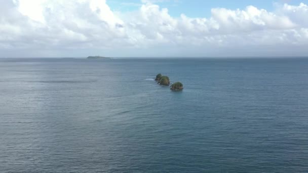 Rocas Marinas Samana Bay República Dominicana — Vídeos de Stock