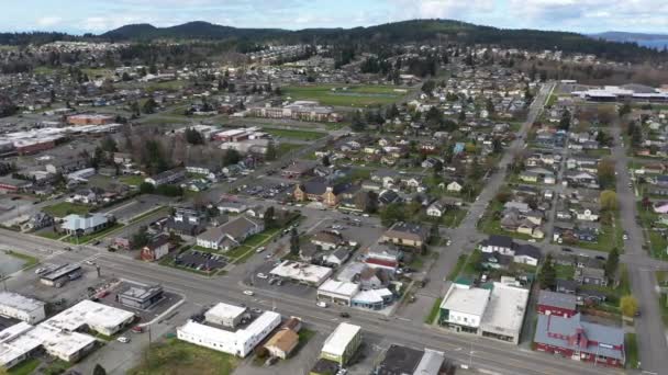 Imagens Cinematográficas Drones Aéreos Portage Horizon Heights Áreas Anacortes Arredores — Vídeo de Stock