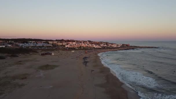 Sunset Bikini Beach Punta Del Este Uruguay — стокове відео