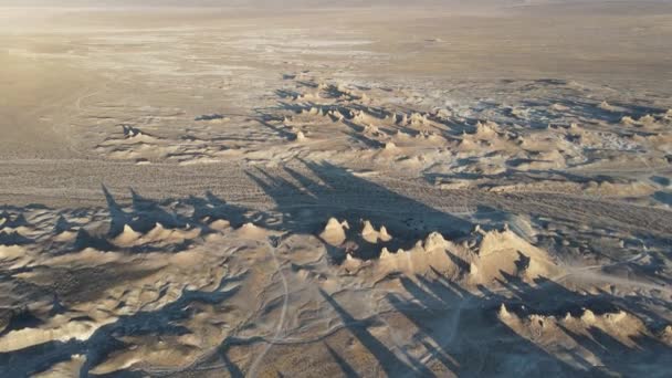 大規模な砂漠の火星の風景 — ストック動画