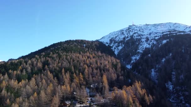 オーストリアのパチェルコフェル山の風景 — ストック動画