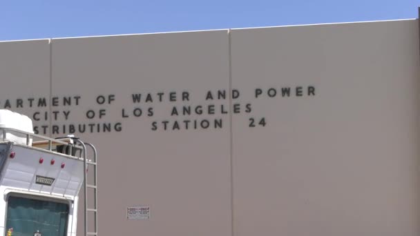 Centro Energia Hidráulica Los Angeles — Vídeo de Stock