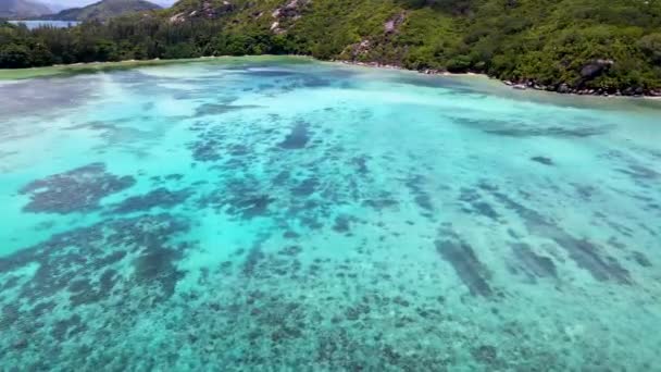 Seychellerna Digue Snorkling Marine Park3 Mp4 — Stockvideo