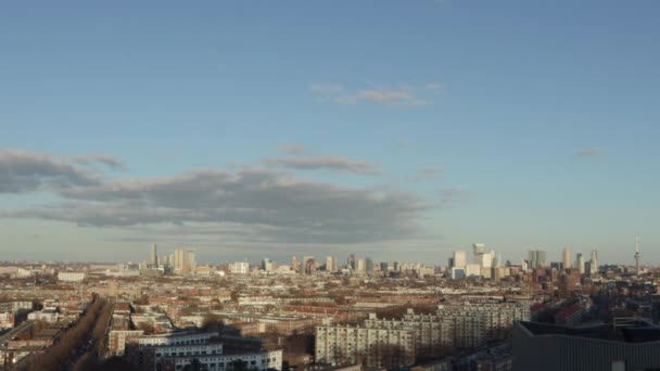 Ampia Foto Rotterdam Paesi Bassi Una Giornata Invernale Soleggiata — Video Stock