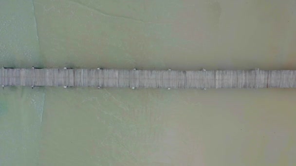 Bang Bao Plaża Drewniane Molo Koh Kood Trat Tajlandia Azja — Wideo stockowe
