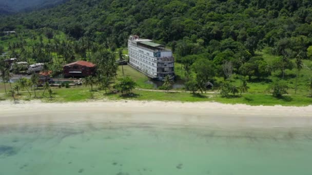 Verlassenes Boot Chalet Geisterschiff Grand Lagoona Koh Chang Trat Thailand — Stockvideo