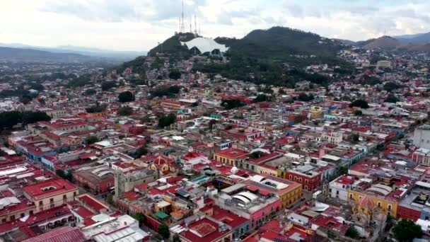 Veduta Aerea Della Città Del Centro Storico Oaxaca Messico Filmata — Video Stock