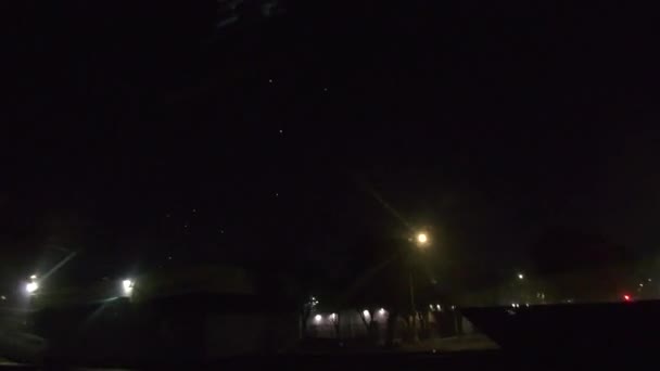 Strane Luci Che Brillano Nel Cielo — Video Stock