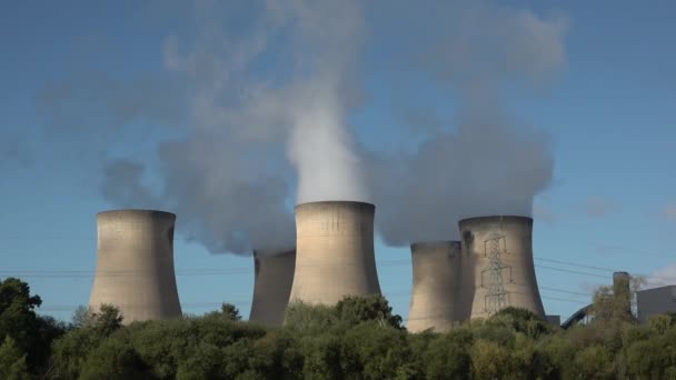 Elektrownia Drax Drax Village Niedaleko Selby Yorkshire Wielka Brytania — Wideo stockowe