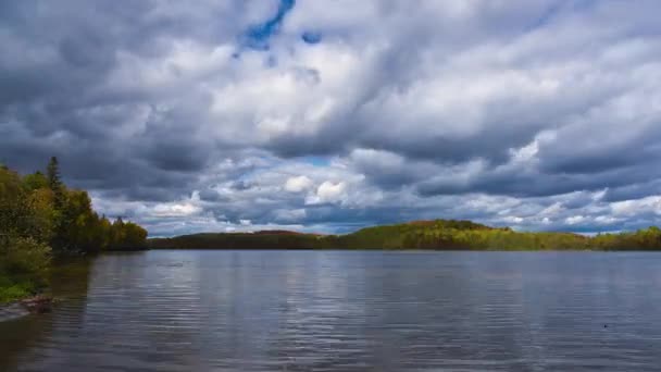 Timelapse Nuvoloso Nel Parco Nazionale Verendry — Video Stock