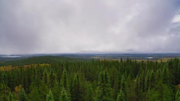 Timelapse Dans Nuage Sommet Une Montagne — Video