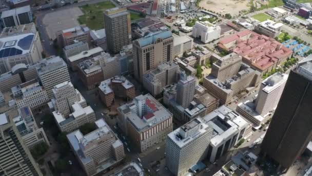 Aerial Footage Urban City South Africa — Stock Video