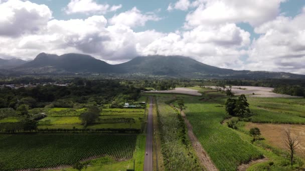 Masih Ada Rekaman Udara Arenal Volcano Dan Cerro Chato Alajuela — Stok Video
