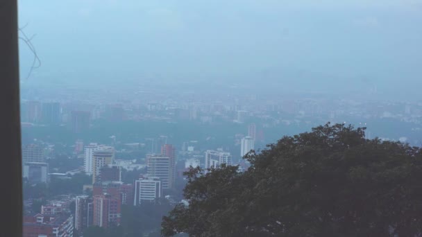 Vue Aérienne Ville Guatemala Guatemala Ville Avec Arbre — Video