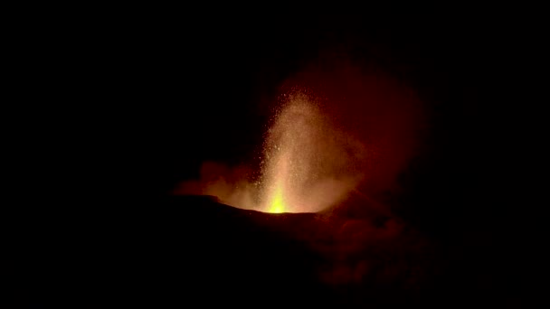 Ralentissement Volcan Cumbre Vieja Éruption — Video