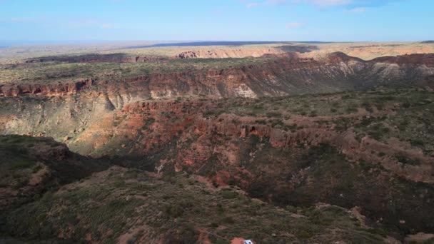 Stora Landskap Charles Knife Canyon Utanför Exmouth Västra Australien — Stockvideo