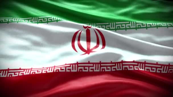 Iran Flag Iran 플래그 국기흔들기 — 비디오