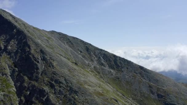 Otočný výstřel na vrchol Kriváně, Slovensko.