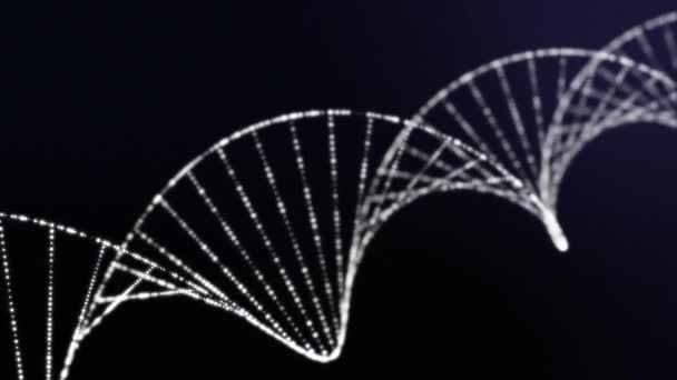 마이크로 생물학의 미래학적 개념의 Dna — 비디오