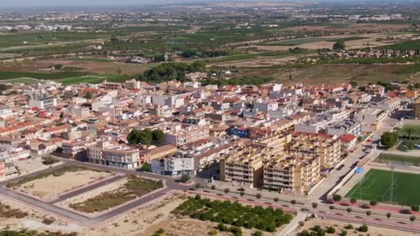 Edificios Apartamentos Edificios Negocios Cerca Ciudad Mediterránea Algorfa España — Vídeos de Stock