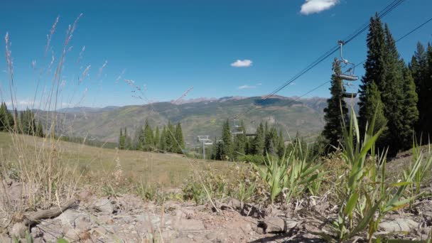 Remonte Abandonado Cálido Día Otoño Colorado — Vídeos de Stock