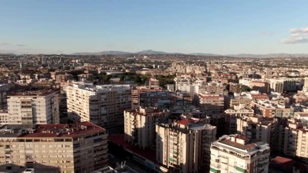 Letecký Pohled Historické Město Murcia Španělsku Oblíbená Kulturní Turistická Destinace — Stock video