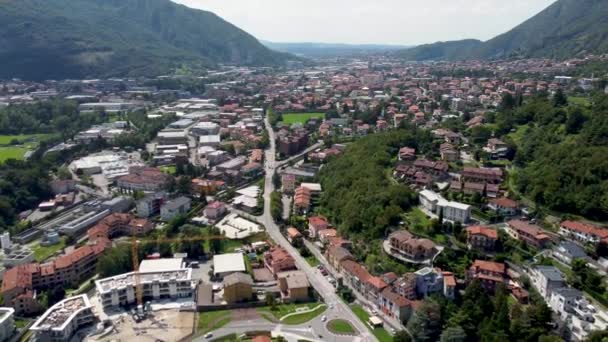 Carretera Valle Lago Norte Italia — Vídeos de Stock