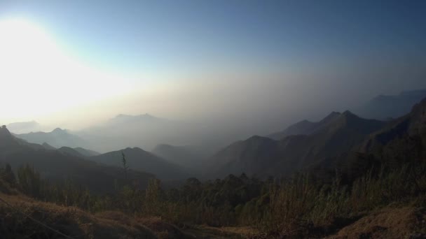 경과에 변화는 다이카 Kodaikanal Tamilnadu India 이루어진다 하늘의 변화를 있어요 — 비디오