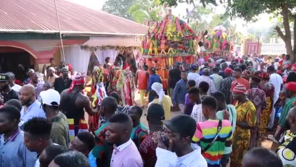 Igbo Land Masquerade Festival Dans Partie Orientale Nigeria — Video