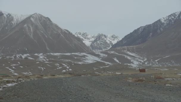 Route Asphaltée Vide Chine Rurale — Video