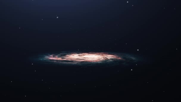 Rotierende Galaxie Universum — Stockvideo