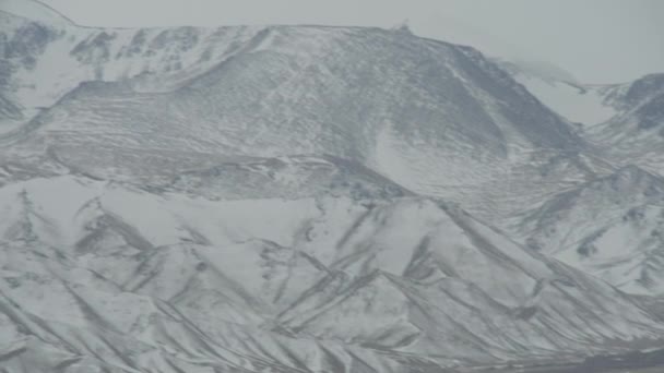 Xinjiang Tianshan Hora Zblízka Zimě — Stock video