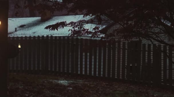 Mira Película Kodak Movimiento Lento Extremo Para Mostrar Los Copos — Vídeo de stock