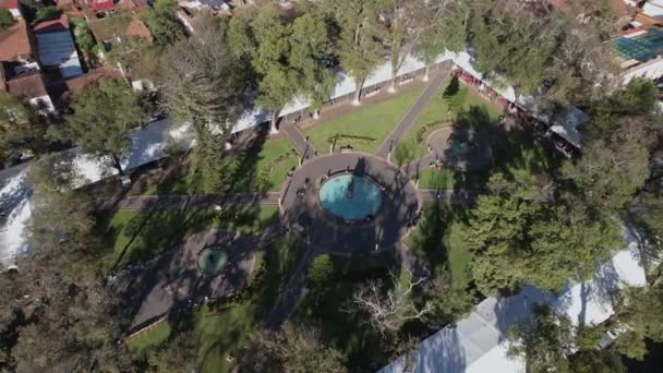 Vue Par Drone Place Dans Centre Patzcuaro — Video