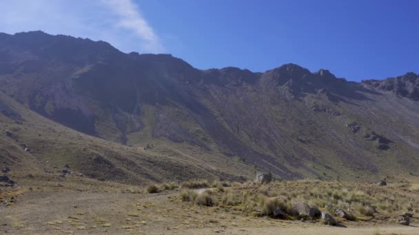 Volkan Nevado Toluca Nın Panoramik Görüntüsü — Stok video