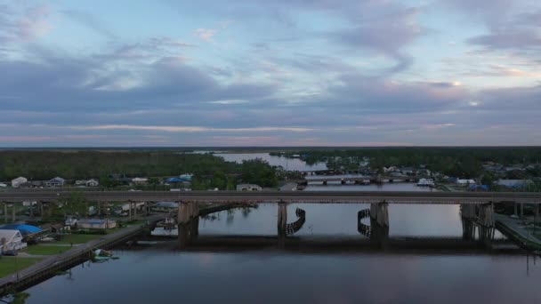 Des Alemands Bayou Στη Λουιζιάνα — Αρχείο Βίντεο