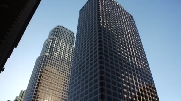 在洛杉矶市中心的建筑物 — 图库视频影像