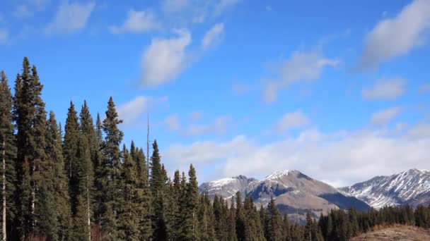 Time Lapse Montanhas Rochosas — Vídeo de Stock