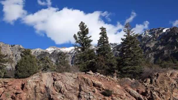 Rocky Mountain Time Lapse — Stockvideo