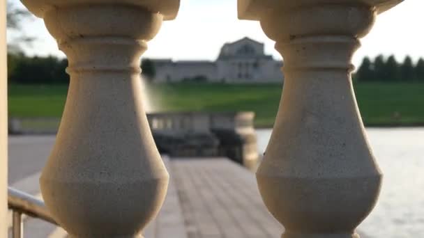 프랑스 세인트 루이스의 포레스트 공원에 박물관 과산의 — 비디오