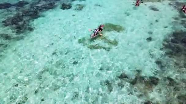 Seychelle Szigetek Digue Kayak Tour Légi Drón7 Mp4 — Stock videók