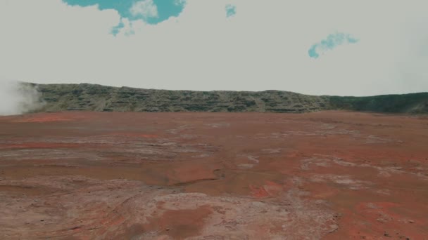 Desierto Volcánico Con Acantilados Rocosos — Vídeos de Stock